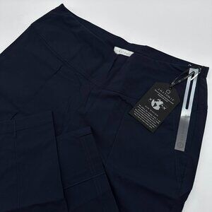 Anatomie Women's The Sonia Curvy High Rise Slim Fit Luxury Travel Golf Pant Navy